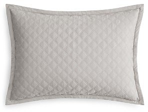 Hudson Park Double Diamond Quilted Standard Sham - 100% Exclusive