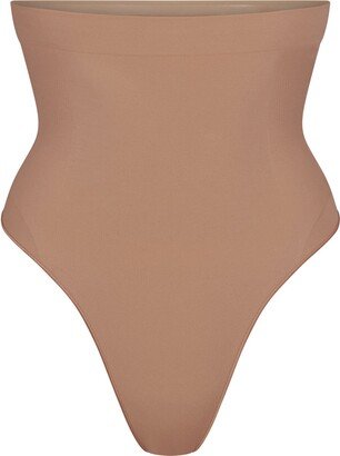 Seamless Sculpt High-Waisted Thong | Sienna