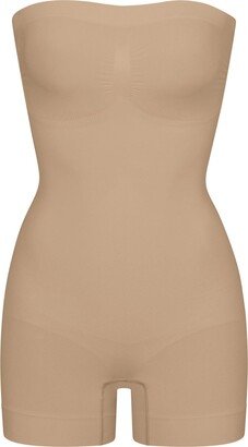 Seamless Sculpt Strapless Shortie Bodysuit | Clay