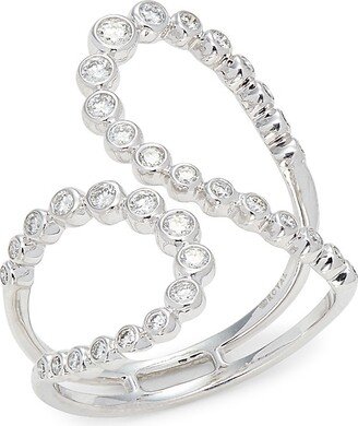 Saks Fifth Avenue Made in Italy Saks Fifth Avenue Women's 14K White Gold & 0.50 TCW Diamond Ring