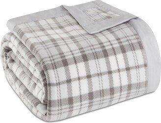 True North by Sleep Philosophy Plaid Micro-Fleece Blanket, Twin