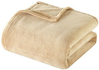 Full/Queen Savaya Fleece Blanket - Camel