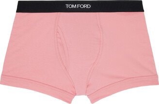 Pink Jacquard Boxers