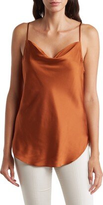 Cowl Neck Satin Camisole-AD