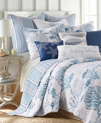 Lacey Sea 2-Pc. Quilt Set, Twin