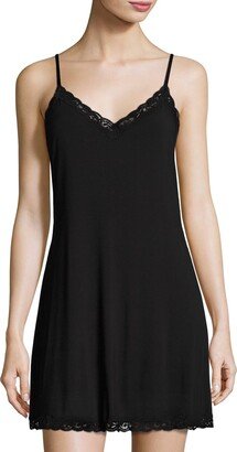 Feathers Lace-Trim Chemise-AA