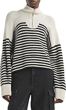 Pierce Striped Cashmere Sweater