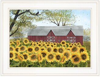 Sunshine by Billy Jacobs, Ready to hang Framed Print, White Frame, 19 x 15