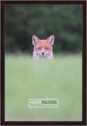 PosterPalooza 20x40 Contemporary Black Complete Wood Panoramic Frame with UV Acrylic, Foam Board Backing, & Hardware