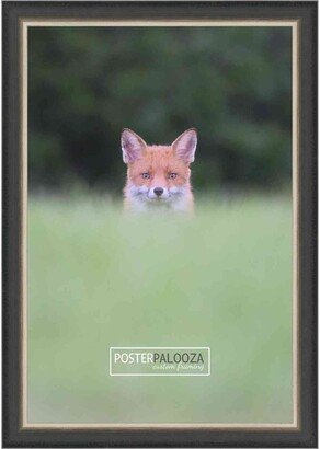 PosterPalooza 8x18 Traditional Complete Wood Picture Frame with UV Acrylic, Foam Board Backing, & Hardware