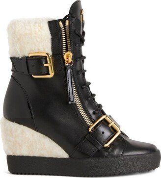 Aitana 75mm wedge boots