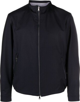 Zip-Fastening Bomber Jacket-AC