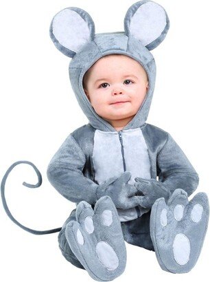 HalloweenCostumes.com 12/18 Months Baby Mouse Costume for Babies, Gray