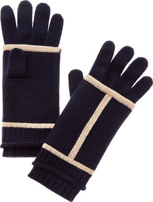 Jersey Roll Welt Cashmere Gloves