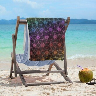 Classic Ornate Circles Beach Towel - 36 x 72