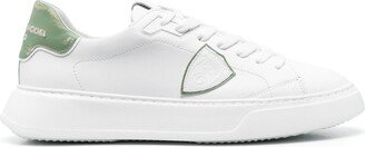 Platform-Sole Low-Top Sneakers