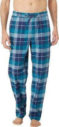 Smoky Mallard Plaid Classic Sleep Pants (Smoky Blue) Men's Pajama