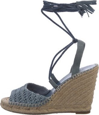 Suede Tassel Accents Espadrilles