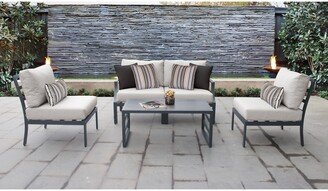 Moresby 5-piece Outdoor Aluminum Patio Furniture Set 05d by Havenside Home