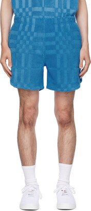 Blue Check Shorts