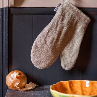 Linen Oven Mitt-AA