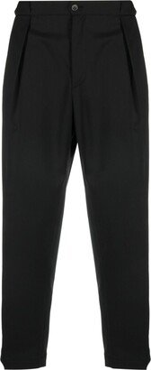 Pressed-Crease Cropped Trousers-AD