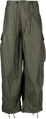 Wide-Leg Cargo Trousers-AK