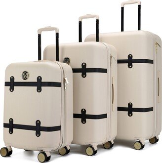 Grace Expandable Retro Luggage, Set of 3