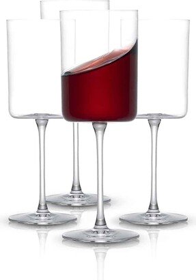 Claire Crystal Cylinder Red Wine Glass - Set of 4