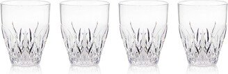 Aurora Clear Stemless Wine Glasses, Set of 4