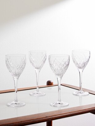 Soho Home Barwell Set of Four Crystal White Wine Glasses