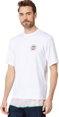 Rotor Loose Fit Short Sleeve Surf Tee (White) Men's Swimwear