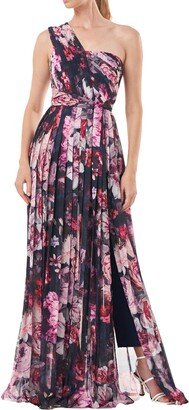 Layla Womens Formal Floral Print Jumpsuit