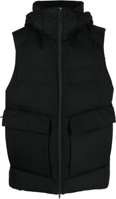 Hooded Puffer Gilet-AA