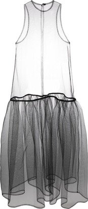 Ioana Ciolacu Sheer Sleeveless Midi Dress