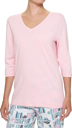 V-Neck Sleep Tee (Powder Pink) Women's Pajama