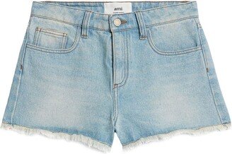 Raw-Cut Mini Shorts