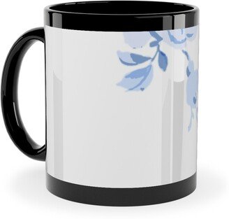 Mugs: Emalyn Ceramic Mug, Black, 11Oz, Blue