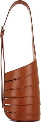 Small Babel Fringe Hobo Bag in Brown