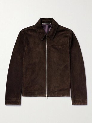 Suede Harrington Jacket