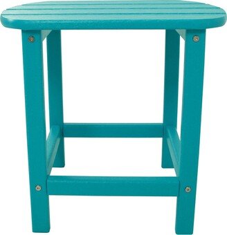 Outdoor HVSBT18AR Aruba Turquoise HDPE All-weather Side Table