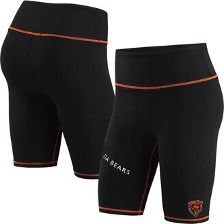 Women's Wear by Erin Andrews Black Chicago Bears Bike Shorts