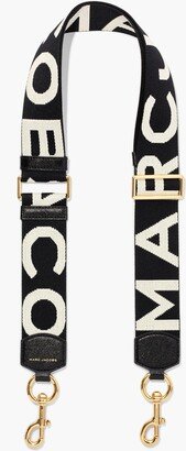 The Logo Webbing Strap - Black/white