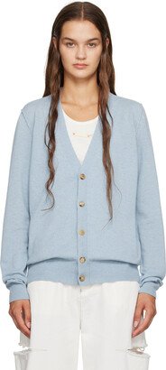 Blue Buttoned Cardigan