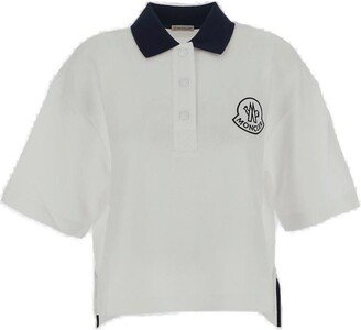 Logo Embroidered Short-Sleeved Polo Shirt