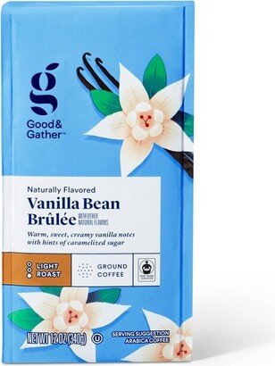 Naturally Flavored Vanilla Bean Brulee Light Roast Ground Coffee - 12oz - Good & Gather™