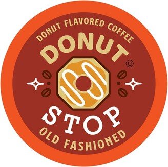 Donut Stop Flavored Coffee Pods,compatible with Keurig KCup, Old Fashion Donut, 40 Count