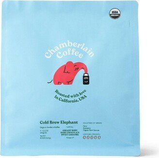 The Ideal Planner Chamberlain Coffee Cold Brew Elephant Organic Medium Roast Coffee - 10.5oz