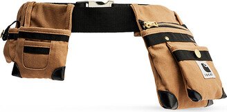 Beige x Carhartt Wip Brand-patch Cotton-canvas Belt bag