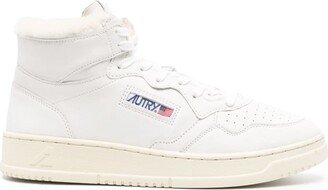 Aumm shearling-lined high-top sneakers